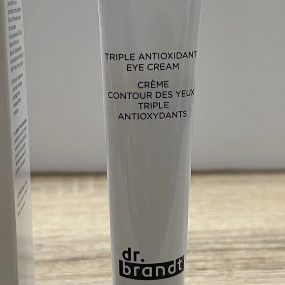Dr. Brandt BNIB Triple Antioxidant Hydrating Vitamin C Green Tea Eye Cream .5oz - Picture 5 of 9